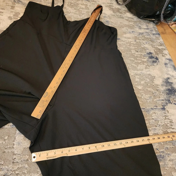 NWT Madewell Black Smocked Thistle Cami Jumpsuit in Plus Size 24. Pockets - Picture 14 of 15